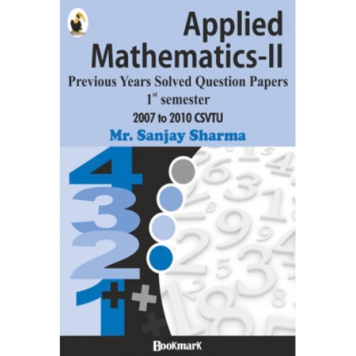BookMark Applied MathematicsII CSVTU Previous Years Solved