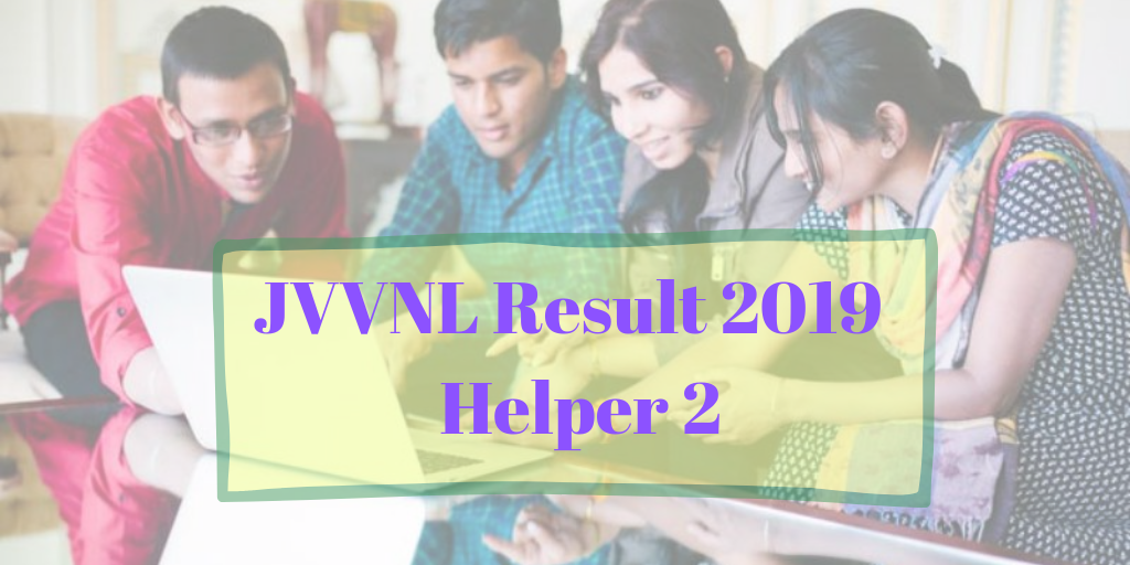 JVVNL Result
