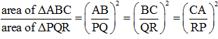 10th maths similar triangle formulas