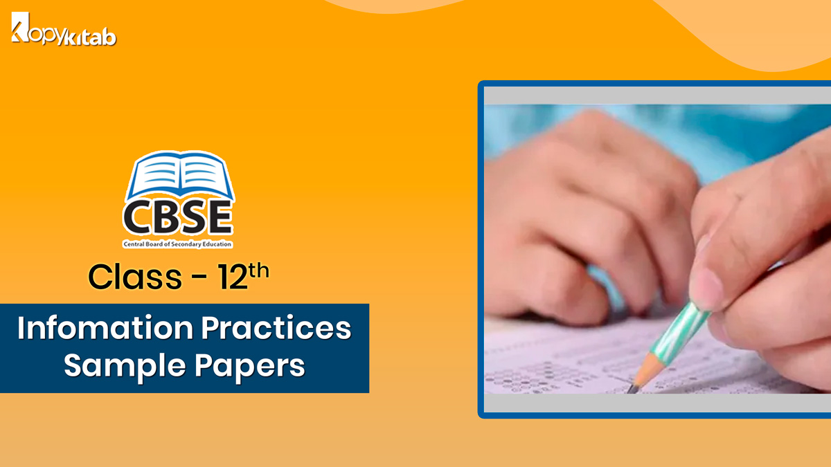 CBSE Class 12 Information Practices Sample Papers 2023 PDF
