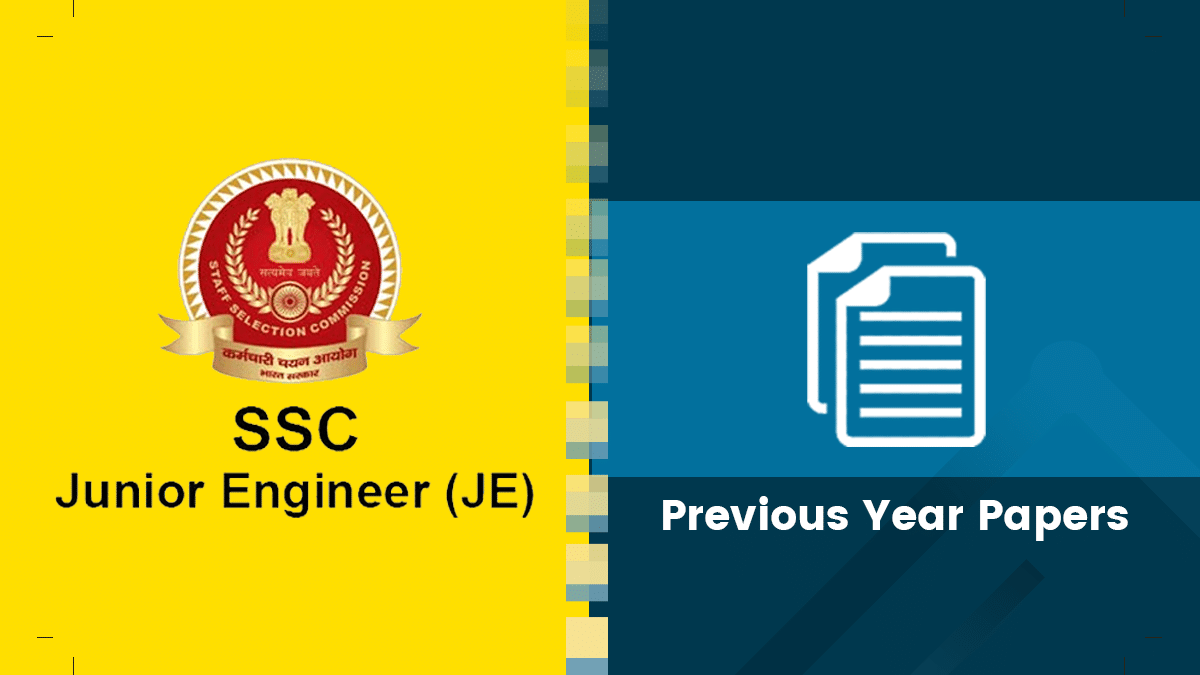 SSC JE Previous Year Question Paper