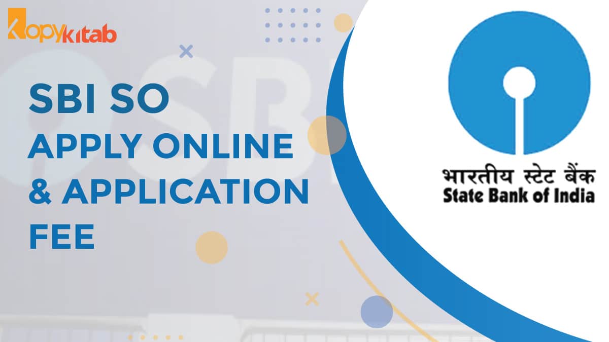 SBI SO Application form