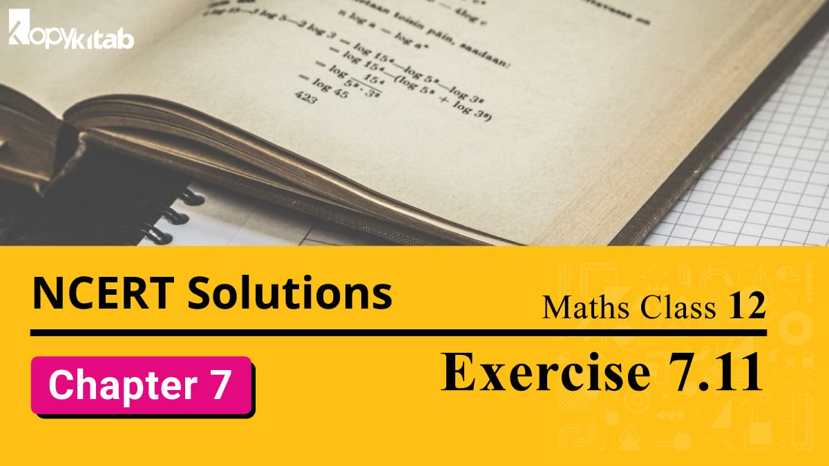 NCERT Class 12 Maths Solutions Chapter 7 Integrals Exercise 7.11 (Updated for 2021-22)