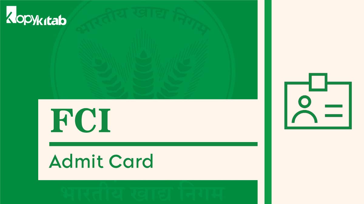 fci admit card