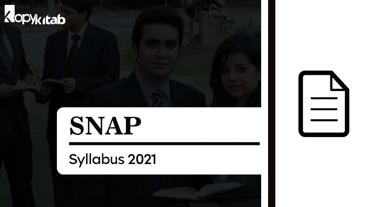 SNAP Exam Syllabus 2021: Download Free Section-Wise Syllabus of SNAP Exam PDF