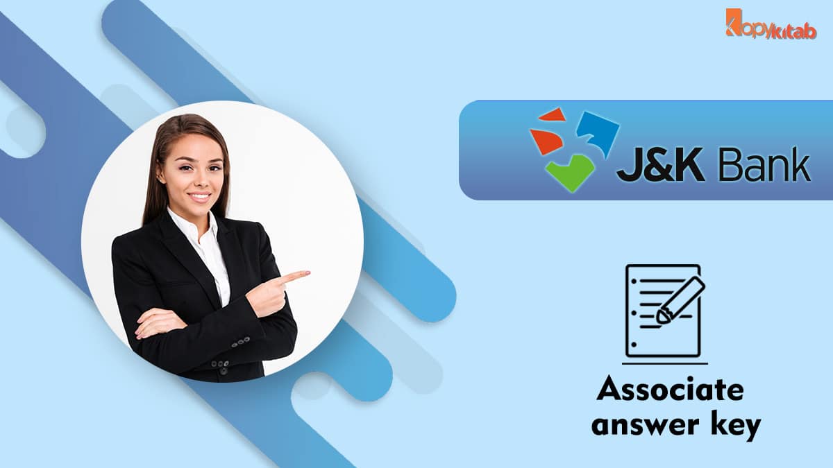 jk bank banking associate answer key