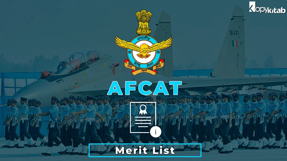 AFCAT Merit List