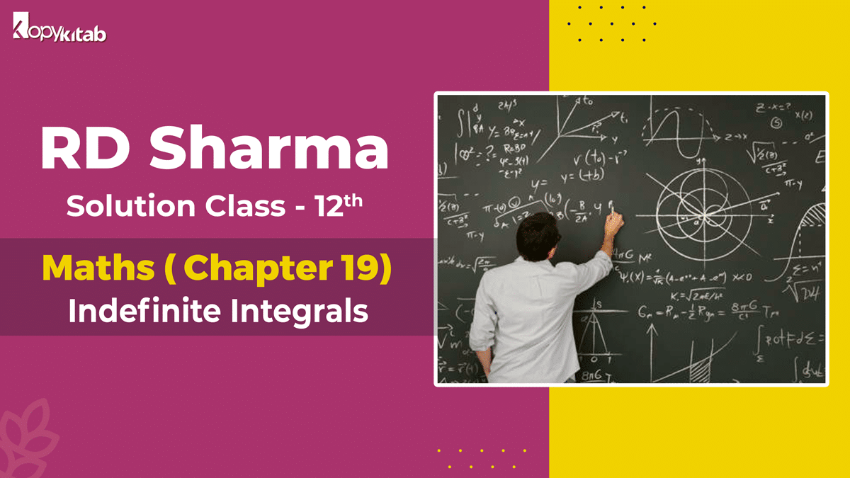 RD Sharma Solutions Class 12 Maths Chapter 19
