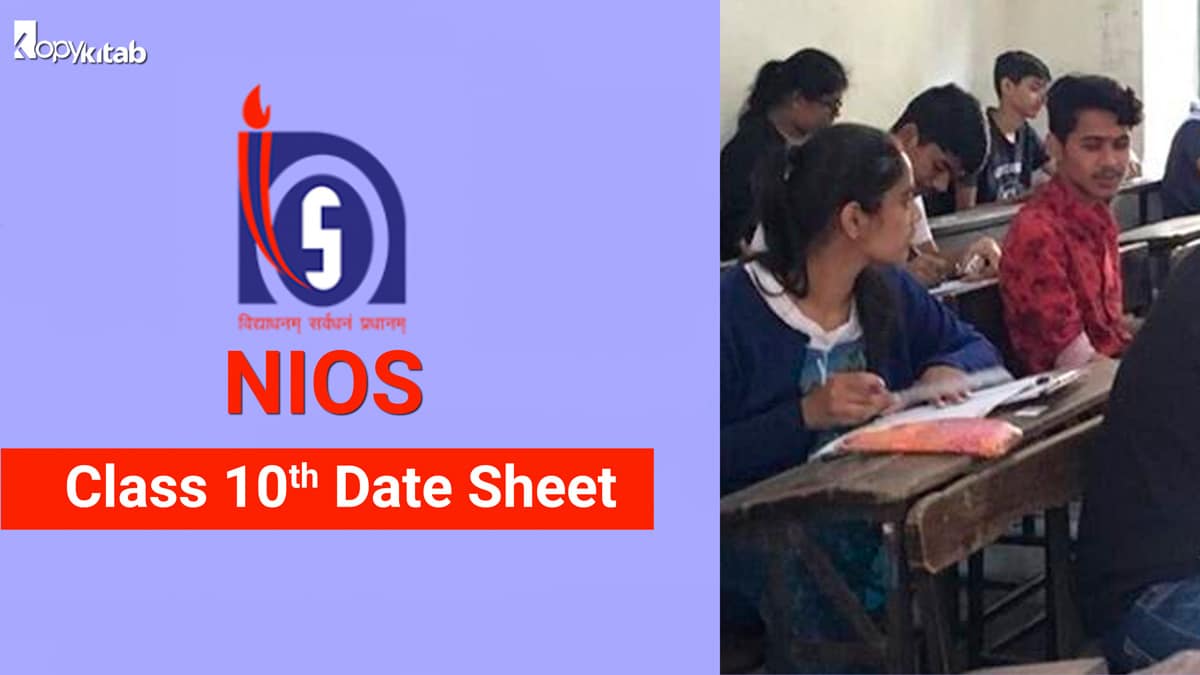 NIOS Class 10 Date Sheet 2021 | Download Revised Date Sheet PDF