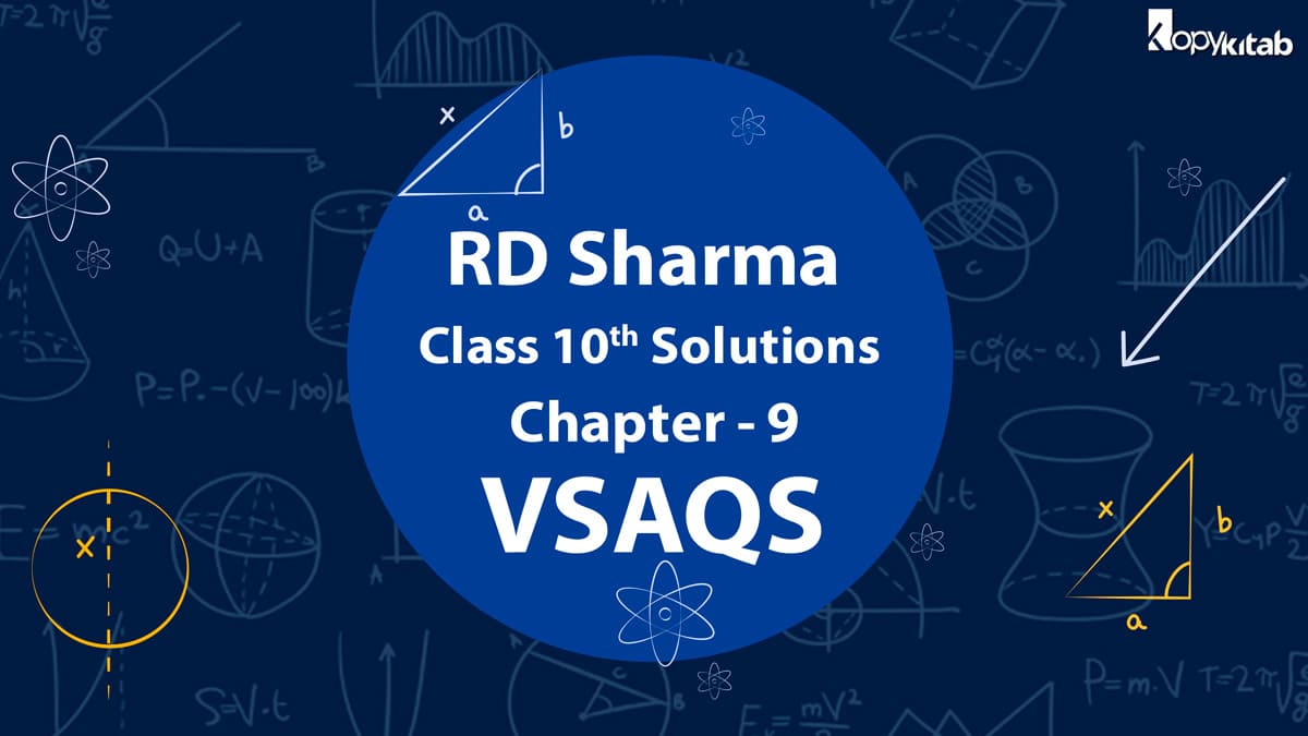 RD Sharma Class 10 Solutions Chapter 9 Arithmetic Progressions VSAQs (Updated for 2021-22)