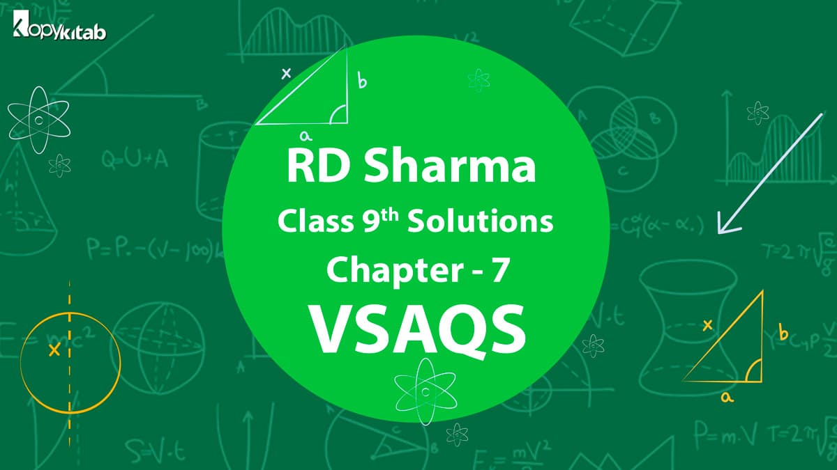 RD Sharma Class 9 Solutions Chapter 7 VSAQs (Updated for 2024)
