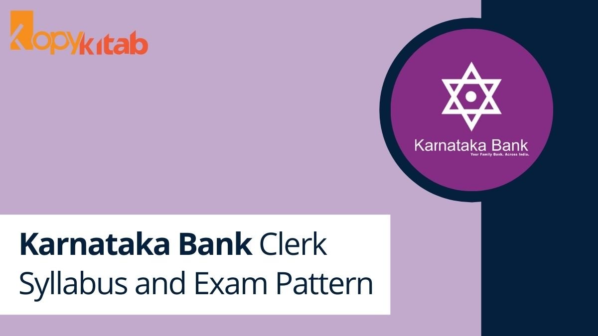 Karnataka Bank Clerk Syllabus