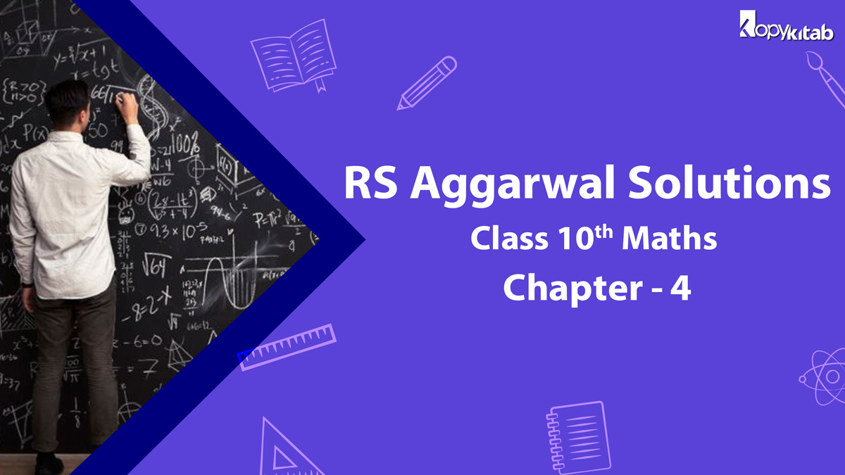RS Aggarwal Solutions Class 10 Maths Chapter 4 Triangles