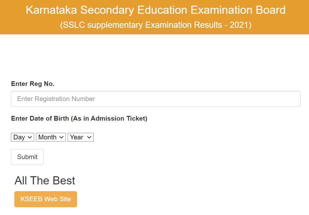 kseeb.kar.nic SSLC Result
