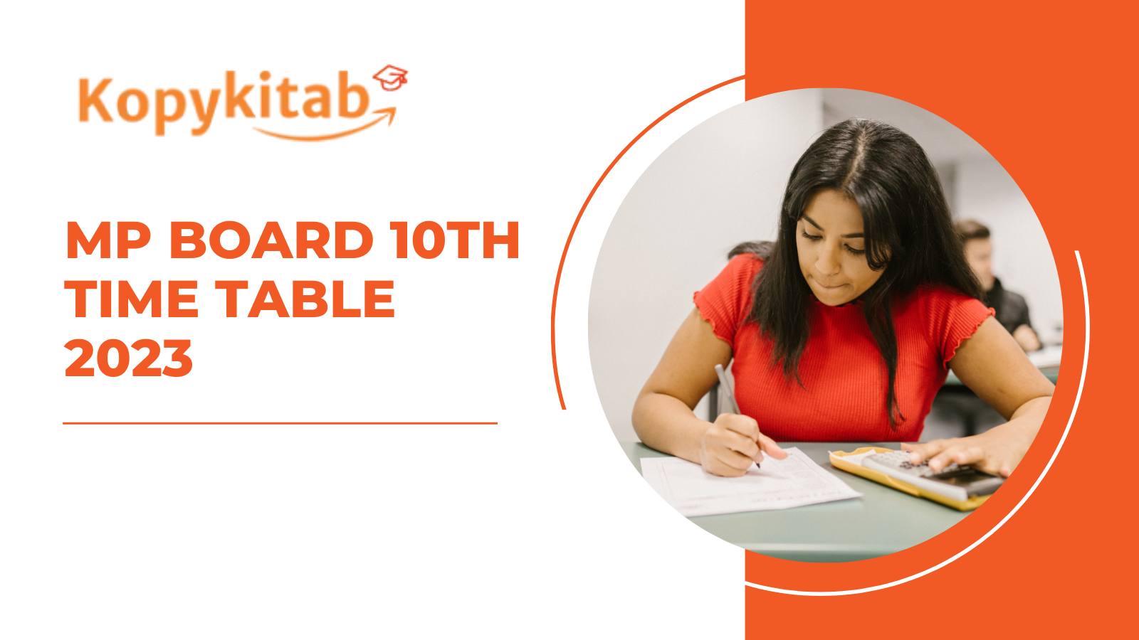 MP Board 10th Time Table 2023 MPBSE Class 10th Exam Dates In Hindi
