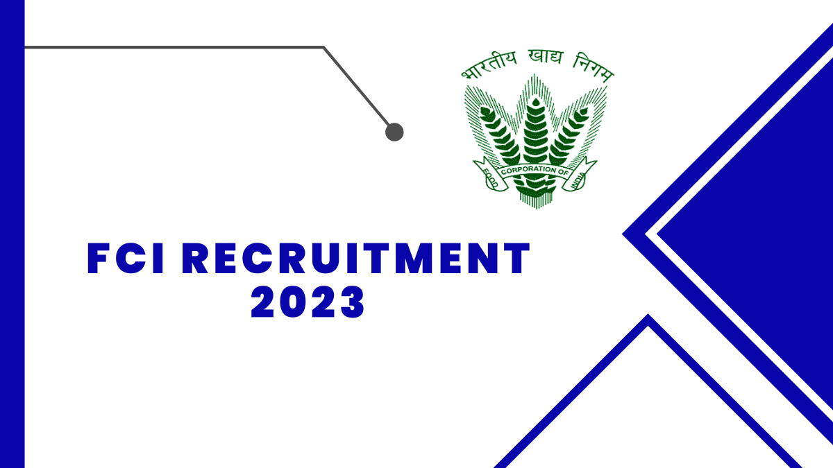 FCI Recruitment 2023 For Assistant General Manager Check Qualification, Age Limit, And Steps to Apply