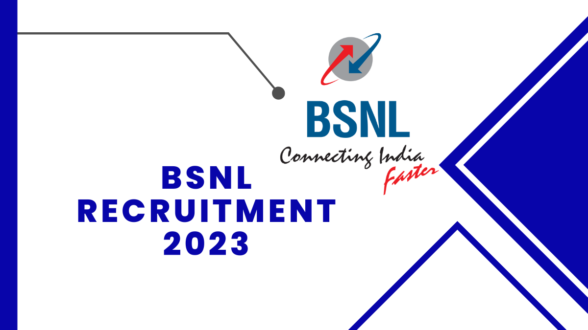 BSNL Recruitment 2023: Check Qualification, Age Limit, And Steps to Apply