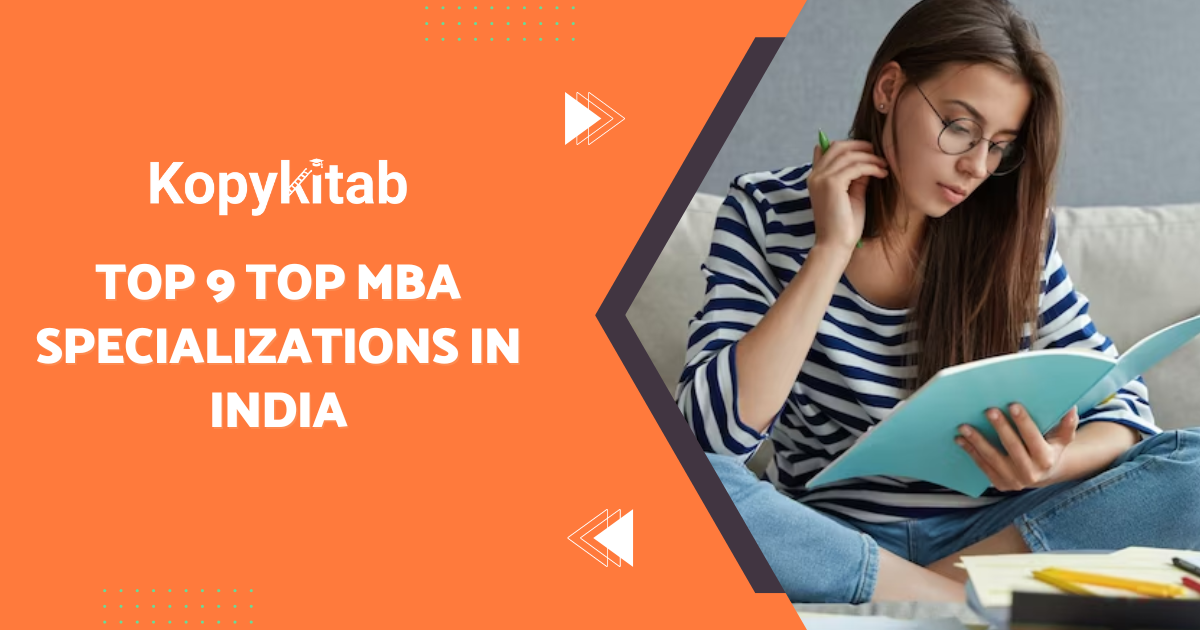 Top 9 Top MBA Specializations in India