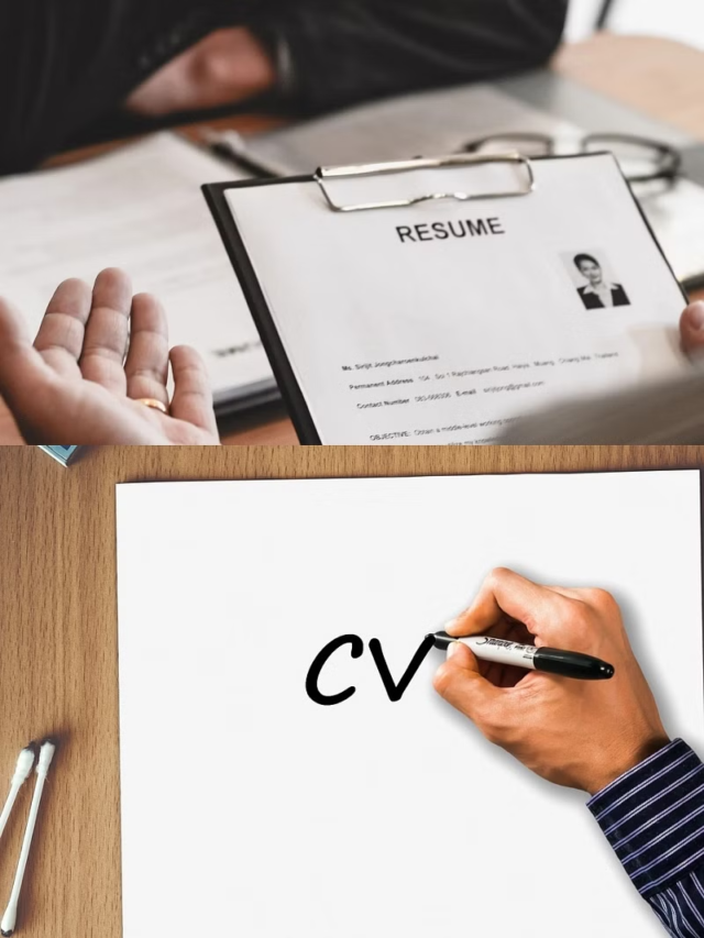 CV और Resume… दोनों में क्या फर्क है? समझिए